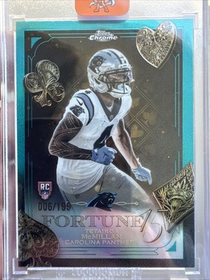 2025 Topps Chrome - Fortune 15 Tetairoa McMillan #F15-19 Refractor (RC) /199