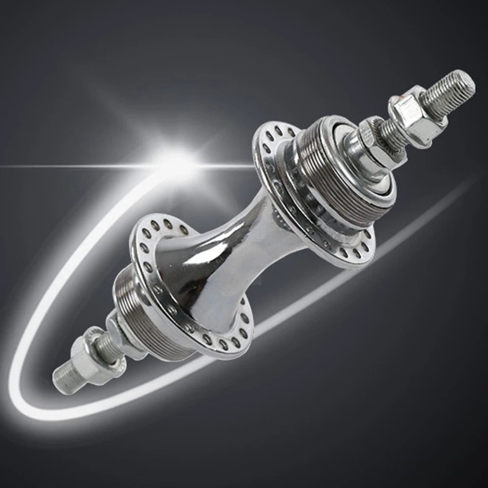 1pc 36 Foro Bicicletta Hub Posteriore 130MM Tamburo 340g Argento for Durevole - Immagine 3 di 4