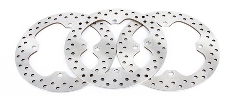 2012-2013 Polaris Sportsman XP 850 Touring EPS Front & Rear Brake Rotor Discs - Foto 1 di 2