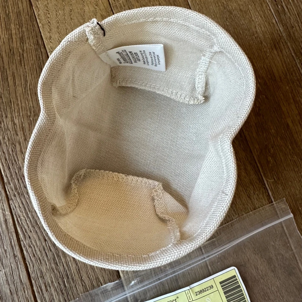 Longaberger Falling Snow Gift Basket Liner - New Flax Fabric - Image 2 of 4