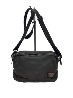#ad Authentic PORTER Black Leather Shoulder Bag 15cm x 22cm x 5cm Minimalist Design $175.29