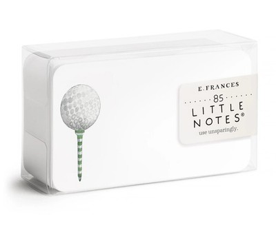 E. Frances - Golf Tee Little Notes 