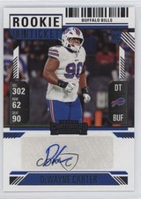 2024 Panini Contenders Rookie Ticket Hobby DeWayne Carter #265 Auto 1rw5