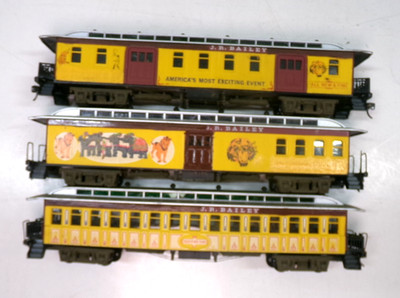 HO gauge J.R. Bailey Circus train set (lot 7370)