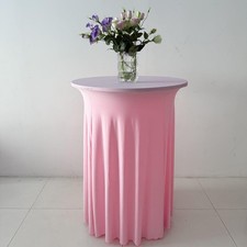Party Table Cloth with Skirt Light Pink 