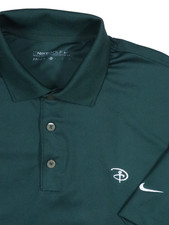 Nike golf VTG Y2K WALT DISNEY WORLD MICKEY MOUSE victory POLO shirt LARGE perf