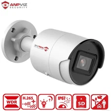Anpviz 8MP VCA Fixed Bullet Network Camera outdoor AI Human Vehicle Detection
