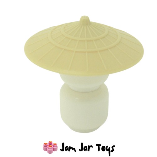 LEGO Minifigure Hats Tan Conical Asian Style 4 x NEW HG22 - Picture 2 of 2