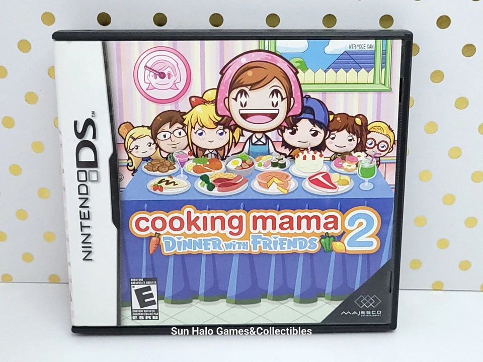 Cooking Mama 2: Dinner With Friends Authentic (Nintendo DS, 2007) CIB, Tested! - Image 2 of 4