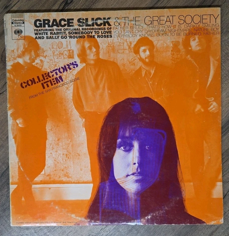 Grace Slick & The Great Society - Collector's Item Vinyl 2xLP 1971 G30459 VG+ Foto 2 de 4