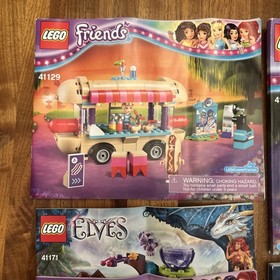 Lot W 6 LEGO Friends/Elves Instructions Book 41130 41180 41129 41171 41111 41127