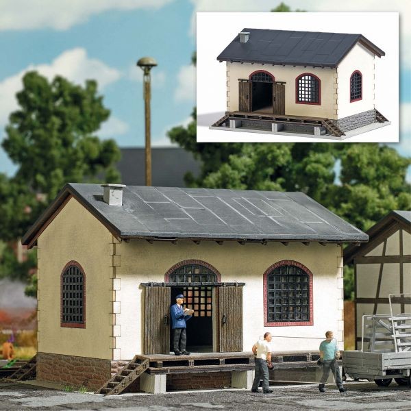 Busch 1663 - 1/87 / H0 Small Freight Shed - New