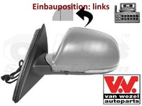 VAN Wezel 7636807 AußEnspiegel Links Spiegel AußEn FüR Skoda