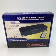 Impact Acoustics 28731 3-Play S-Video Digital...