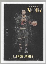 LEBRON JAMES 2015 PANINI NOIR #D 09/10 