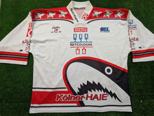 Vintage Kolner Haie hockey jersey shirt Germany signed size XXL