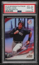 2016 Bowman Platinum Top Prospects Short Print Aaron Judge PSA 10 GEM MT uk2