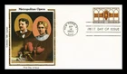 US COVER METROPOLITAN OPERA COLORANO SILK FIRST DAY OF ISSUE