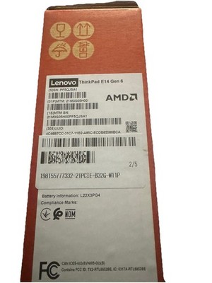 Lenovo ThinkPad E14 Gen 6 Laptop Ryzen 7 7735U 32GB RAM 1TB SSD