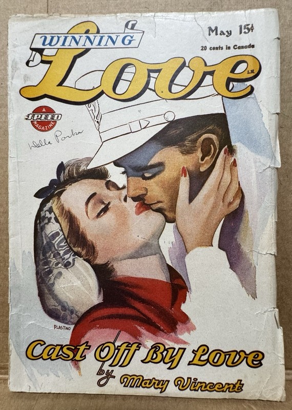 Winning Love Pulp v. 1 #1, May 1945  VF  Plastino Cover Art - Scarce 1st Issue!