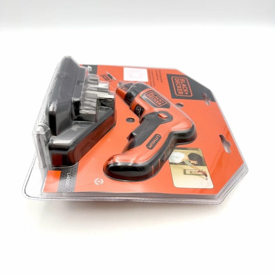 BLACK & DECKER SMART DRIVER RECHARGEABLE SCREWDRIVER NEW Li4000 - Image 4 of 4