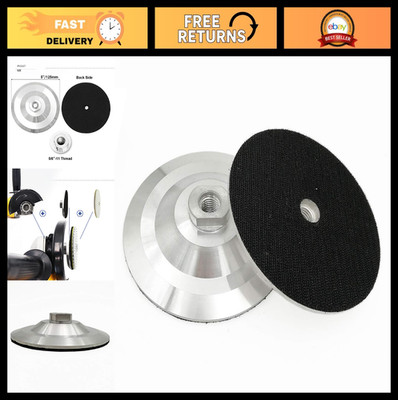 5'' Backer Pad Aluminum Body 5/8''-11 Thread for Diamond Pads - 2-Pack, Durable &