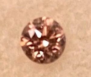 Fancy Pink Colored Diamond From Argyle Mine Australia 0.10. Not Certified.