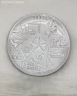 Frankoma Texas State Souvenir Plate The Alamo Lone Star State Pottery Vintage