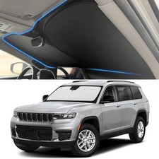 YOJOJOCO Windshield Sun Shade for Jeep 2014-2025 2026 Grand Cherokee Accessor...