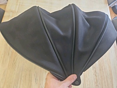 iCandy Peach 7 Dark Hood Baldachin Schwarz Stoff