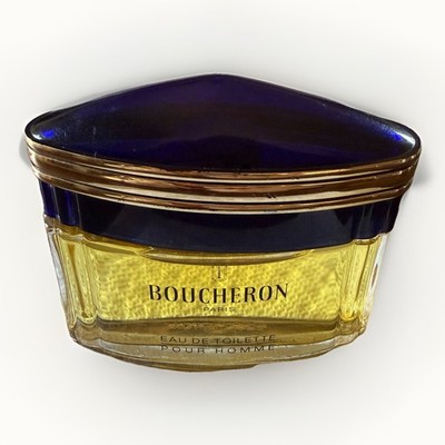 Vintage 1990s Boucheron Eau de Toilette 2.5oz 75ml Made in France Classic Bottle