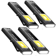 Rechargeable Flashlights High Lumens 4Pack, Magnetic EDC Flashlight with Clip...