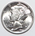 1944 Mercury Dime FSB CHOICE BRILLIANT UNCIRCULATED (L223)