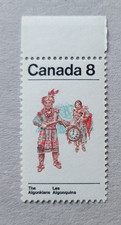 canada stamp #569i - Algonkian Couple (1973) 8¢ Transparent HB MNH OG
