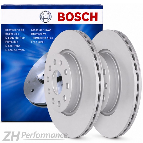 2X Bosch 0 986 479 098 BD1028 Bremsscheibe Ø280Mm Vorn Audi Seat Skoda VW Golf-image