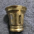 Antique HEAVY Solid Brass Mortar Large Pharmacy Apothecary Bowl ONLY — photo 4
