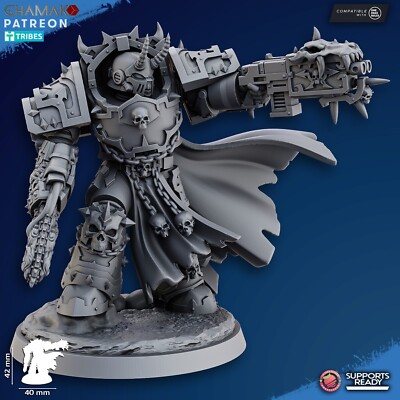 Traitor Exterminator Lord Ghamak für Chaos CSM  Terminator Tabletop Sci-Fi #2