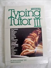 TYPING TUTOR III,1984 PC Software for Commodore 64, Manual w/ 5.25" Floppy Disk