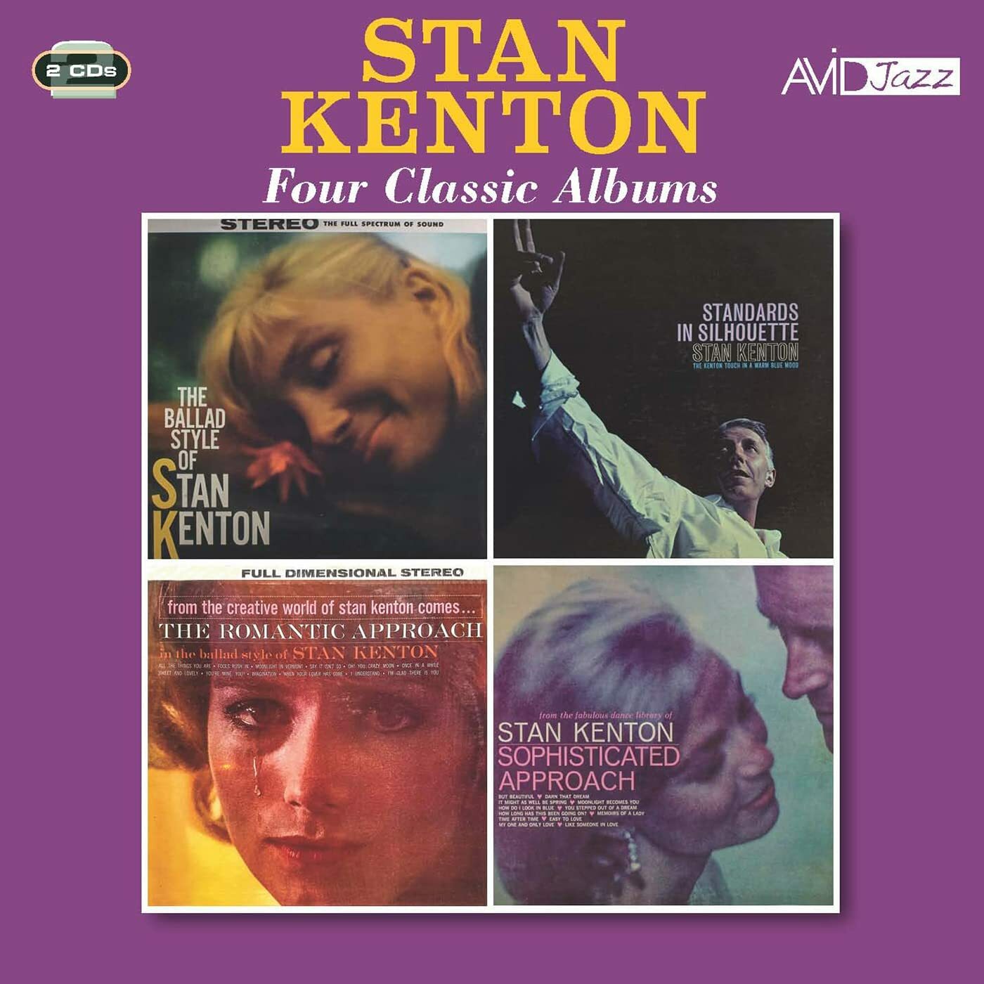 Stan Kenton Four Classic Albums 2-CD NEW SEALED 2021 Remastered Jazz