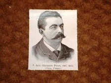 Deputy lawyer Giuseppe Polti di Ceva, wedge