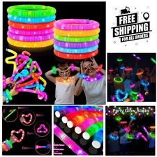 Light Up Glow Sticks - 6 Color Party Favors for Kids' Celebrations & Activities