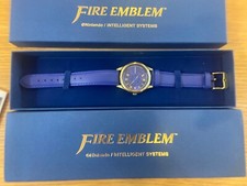 Reloj Fire Emblem Path Of Radiance Piel de Vaca Azul Japón Super Groupies Motivo Ike