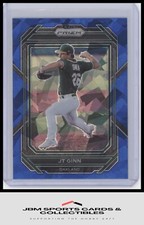 2023 Panini Prizm #39 JT Ginn Blue Ice Prizm