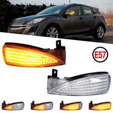 For Mazda 3 BL 6 GH 07-15 Dynamic LED Turn Signal Blinker Side Mirror Light
