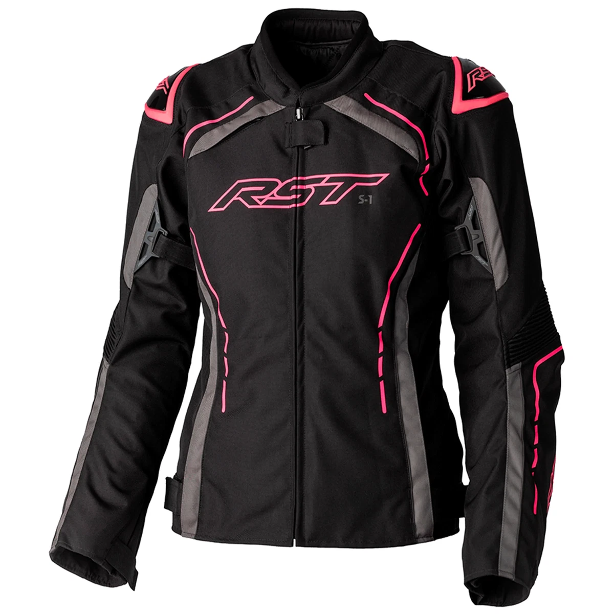 Pink and black motorcycle jacket sale