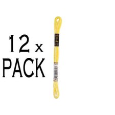 12x Anchor Torsade 8m, jaune ombre, coton, couleur 1217, 6 fils