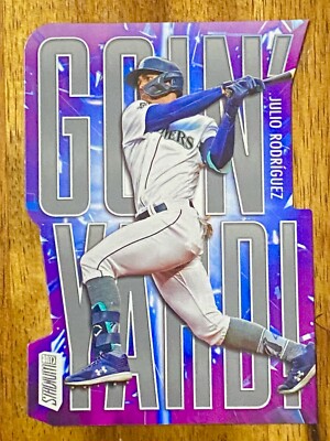 2023 TOPPS STADIUM CLUB JULIO RODRIGUEZ GOIN YARD! MARINERS