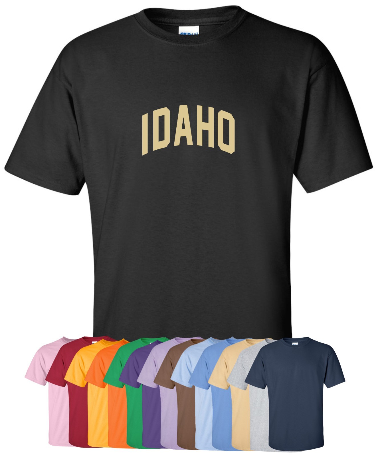 ALTRA T shirt "Idaho" nuova S 4XL 30+ colori! gemma stato spuds patate casa vita amore