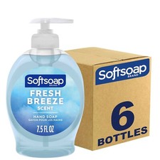 Softsoap Liquid Hand Soap, Fresh Breeze - 7.5 Fluid Ounce Pack of 6