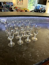 Imperial Candlewick Wine Glasses - Set of 12